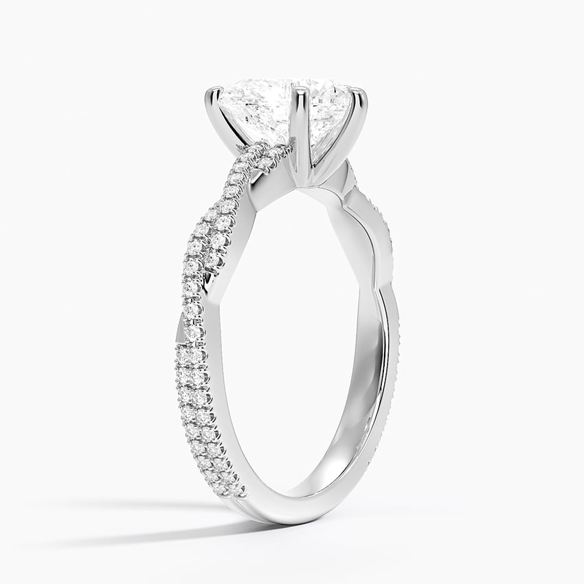 Scalloped Engagement Ring