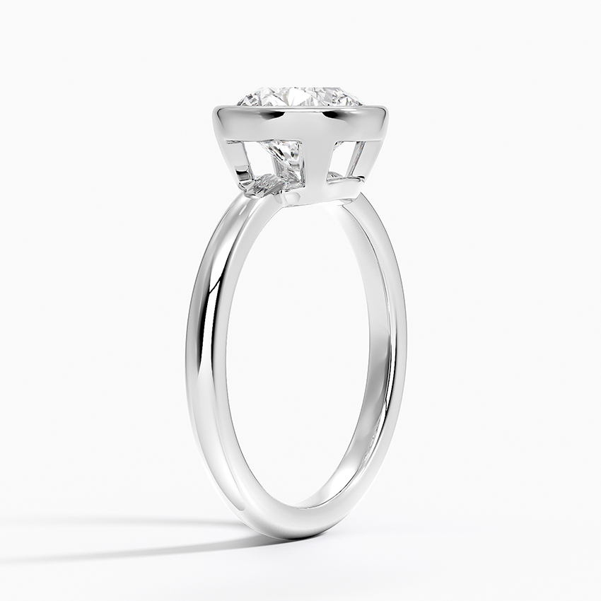 Platinum Julietta Bezel Solitaire Ring