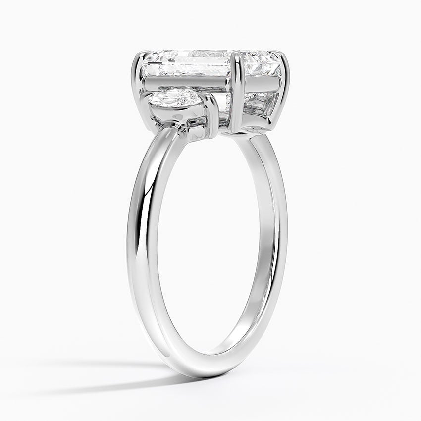 Sasha Three Stone Marquise Diamond Ring