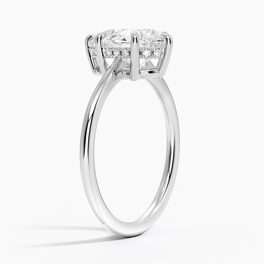 Elle Hidden Halo Diamond Ring
