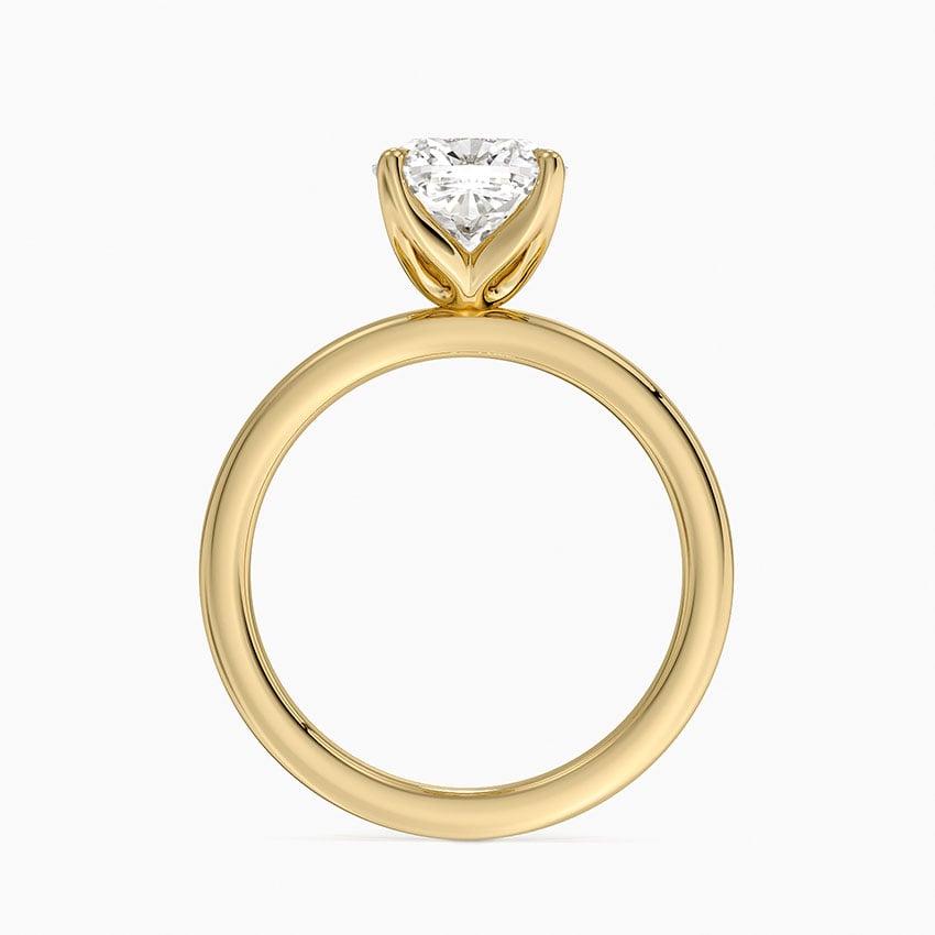 2mm Petite Elodie Perfect Fit Solitaire Ring in 18K Yellow Gold