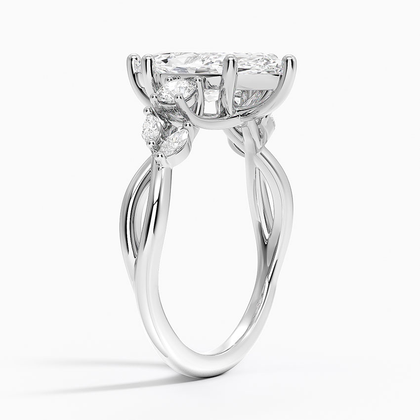 Willow Three Stone Diamond Ring - Brilliant Earth