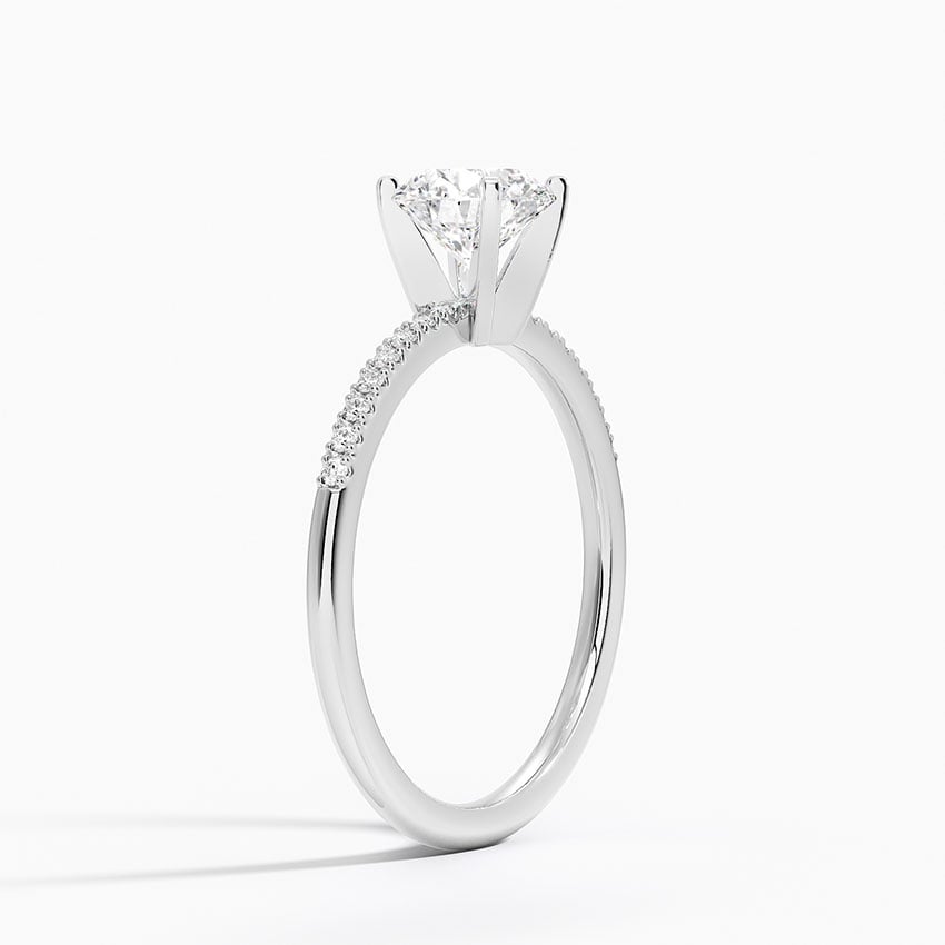 Platinum Whisper Diamond Ring