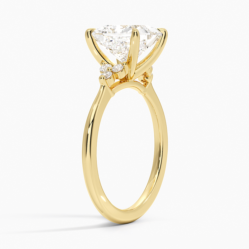 Trio Cluster Engagement Ring