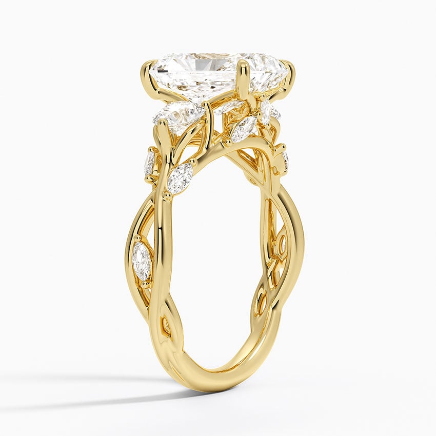Secret Garden Three Stone Diamond Ring