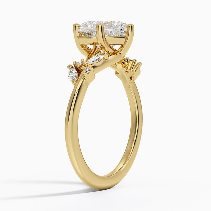 Marquise Cluster Engagement Ring - Arden
