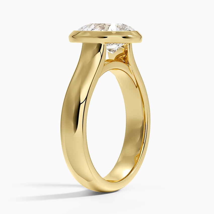 Luna 4mm Bezel Ring