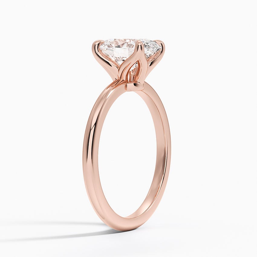 14K Rose Gold Elodie 1.8mm Solitaire Ring
