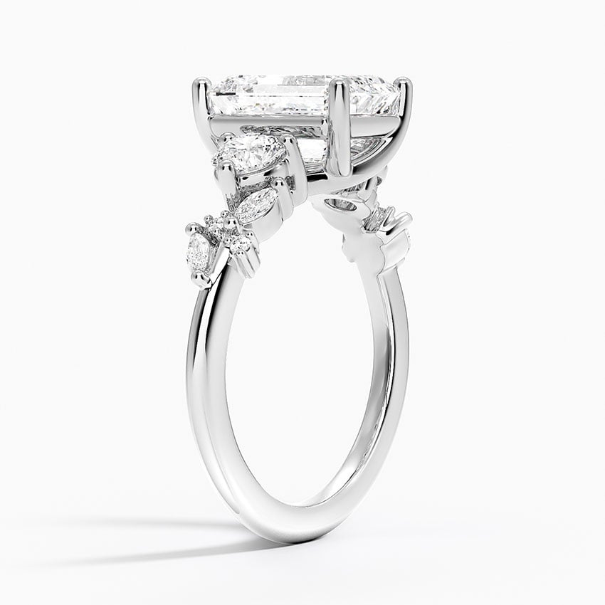 Platinum Arden Three Stone Diamond Ring
