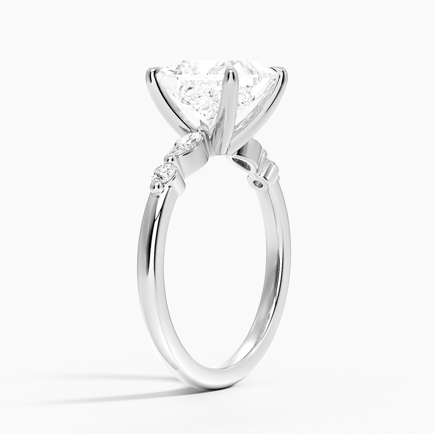 Marquise and Round Diamond Ring