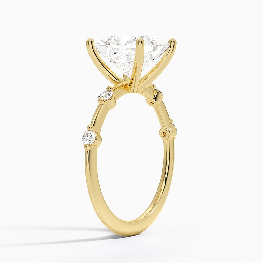 Aimee Diamond Engagement Ring - Spaced Diamond Band