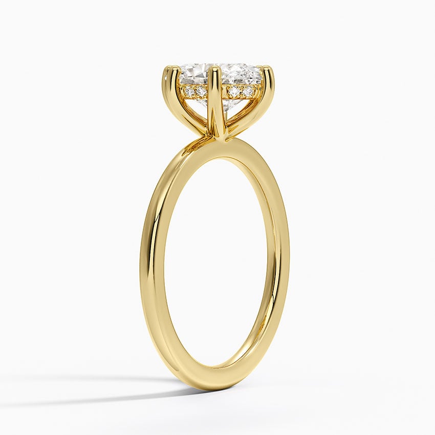 Sydney Perfect Fit Hidden Halo Six-Prong Diamond Ring