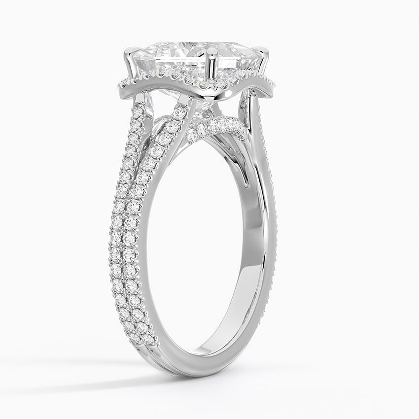 Fortuna Halo Diamond Ring - Brilliant Earth
