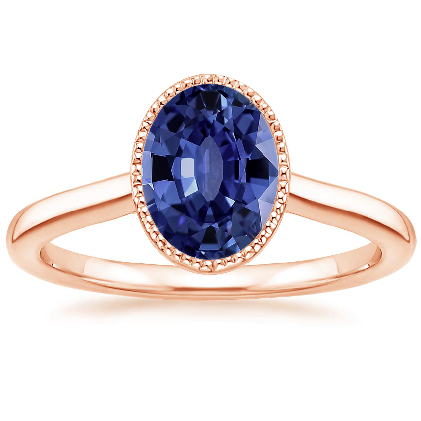 Rose Gold Sapphire Margot Ring