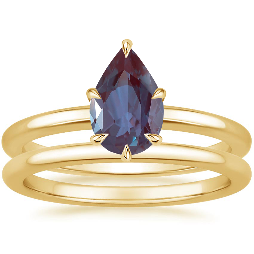 18K Yellow Gold Esme Bridal Set