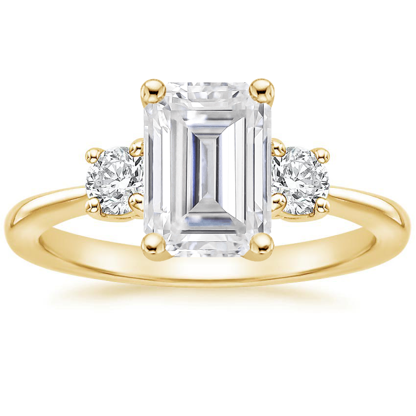Moissanite Serena Diamond Ring (1/3 ct. tw.) in 18K Yellow Gold