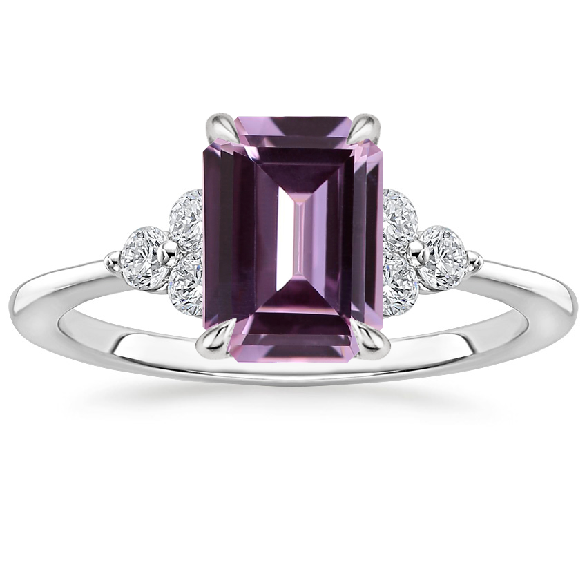 Platinum Luxe Melody Diamond Ring (1/5 ct. tw.), large top view