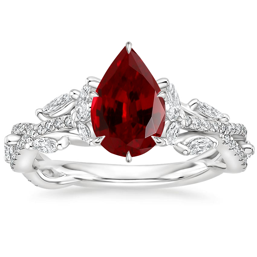 Platinum Luxe Secret Garden Diamond Ring (3/4 ct. tw.), large top view