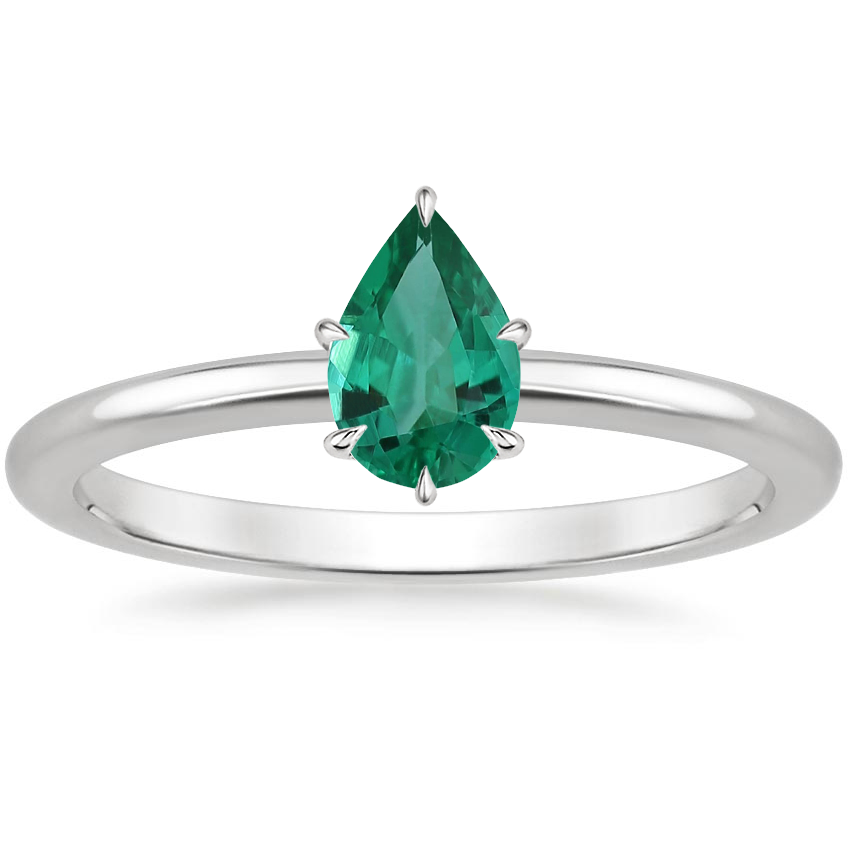 Platinum Secret Halo 1.5mm Diamond Ring, large top view