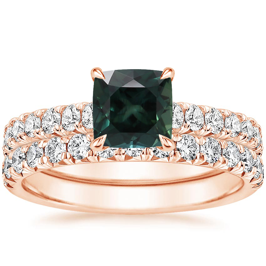 14K Rose Gold Sienna Diamond Bridal Set (7/8 ct. tw.)