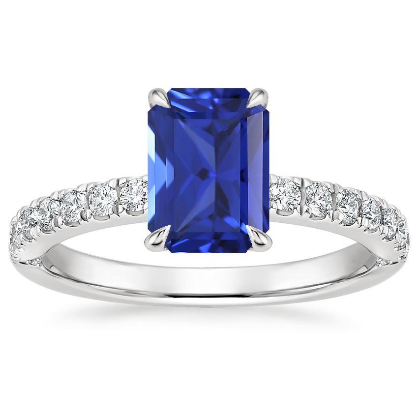 18K White Gold Heritage Diamond Ring (1/3 ct. tw.), large top view