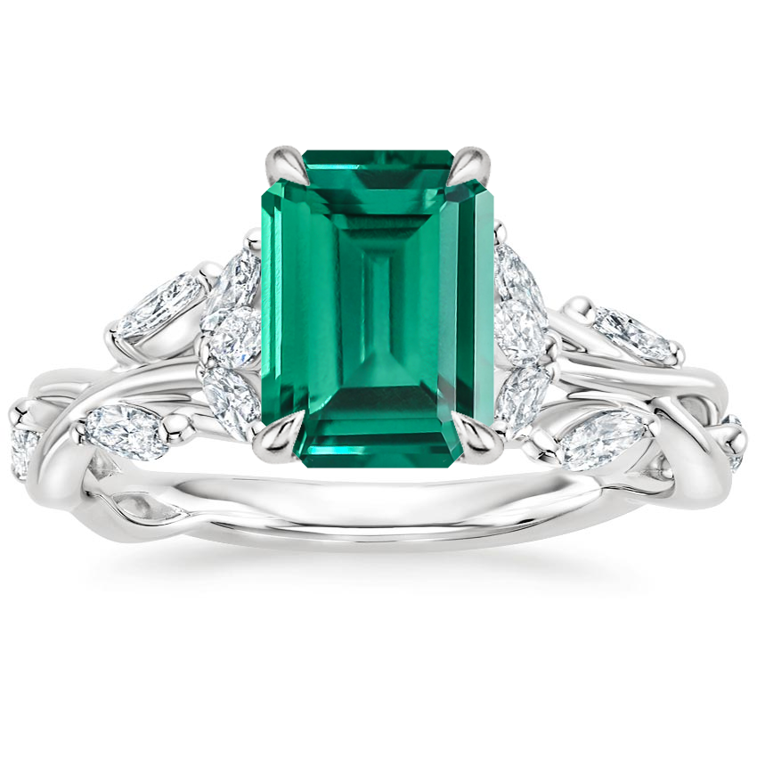 18K White Gold Secret Garden Diamond Ring (1/2 ct. tw.), large top view