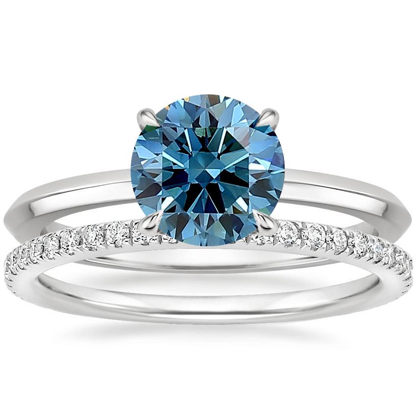 18K White Gold Hazel Ring with Luxe Ballad Diamond Ring (1/4 ct. tw.)