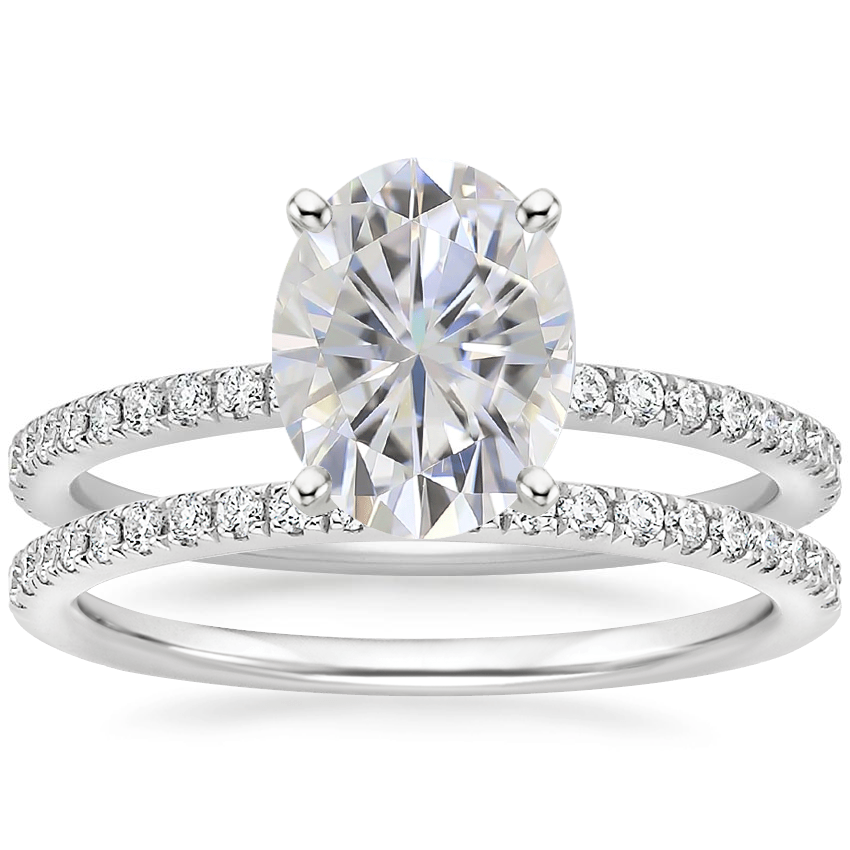 18K White Gold Luxe Ballad Diamond Ring 1 4 ct. tw. with Ballad