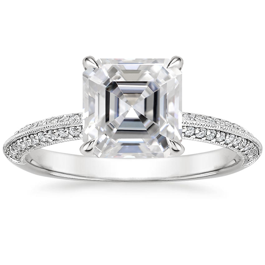 Platinum Callista Diamond Ring, large top view