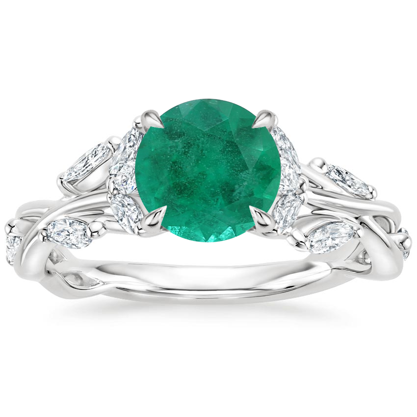 18K White Gold Secret Garden Diamond Ring (1/2 ct. tw.), large top view