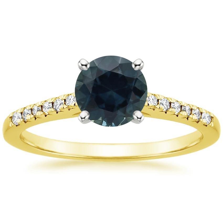 18K Yellow Gold Sonora Diamond Ring, large top view