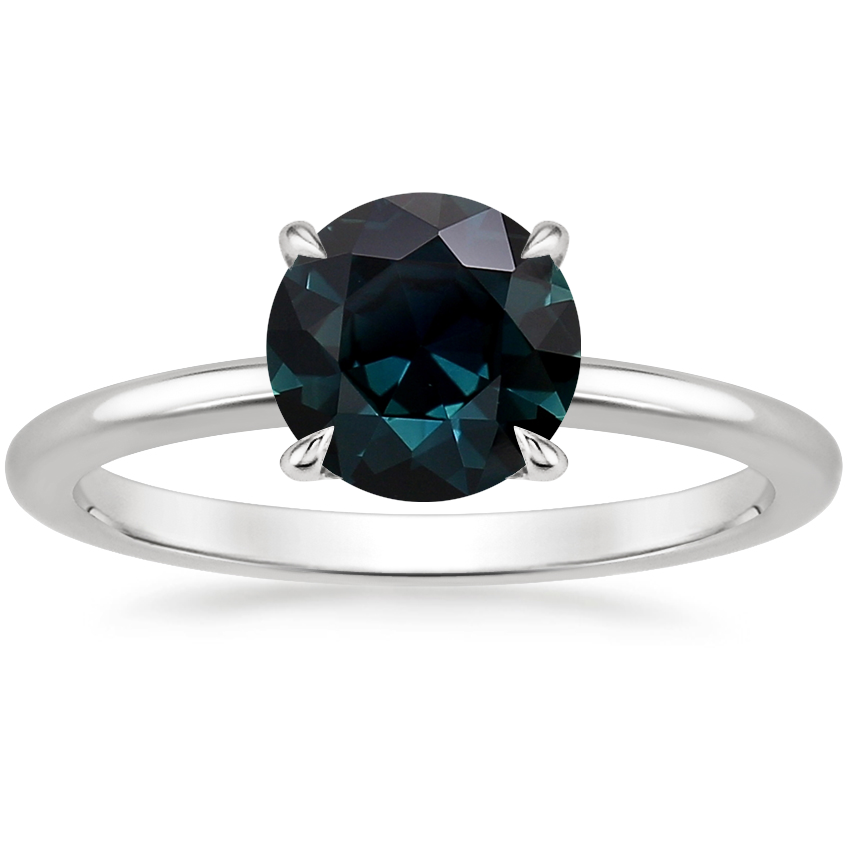 14K White Gold Petite Elodie 1.5mm Ring, large top view