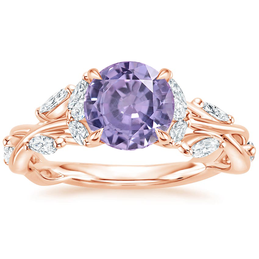 14K Rose Gold Secret Garden Diamond Ring (1/2 ct. tw.), large top view