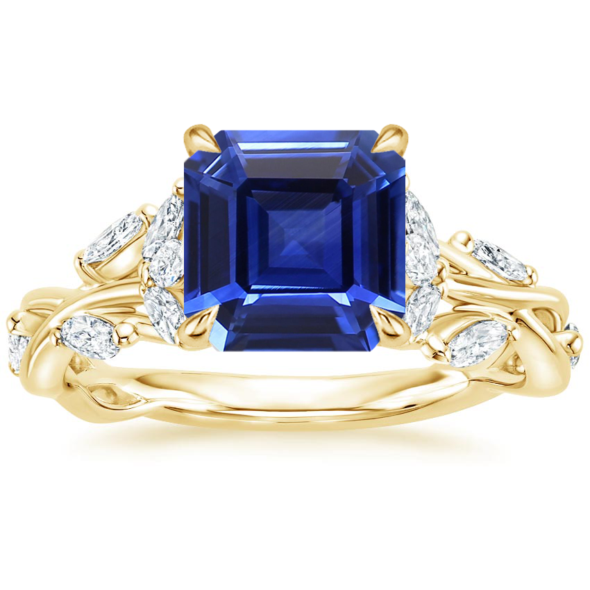 18K Yellow Gold Secret Garden Diamond Ring (1/2 ct. tw.), large top view