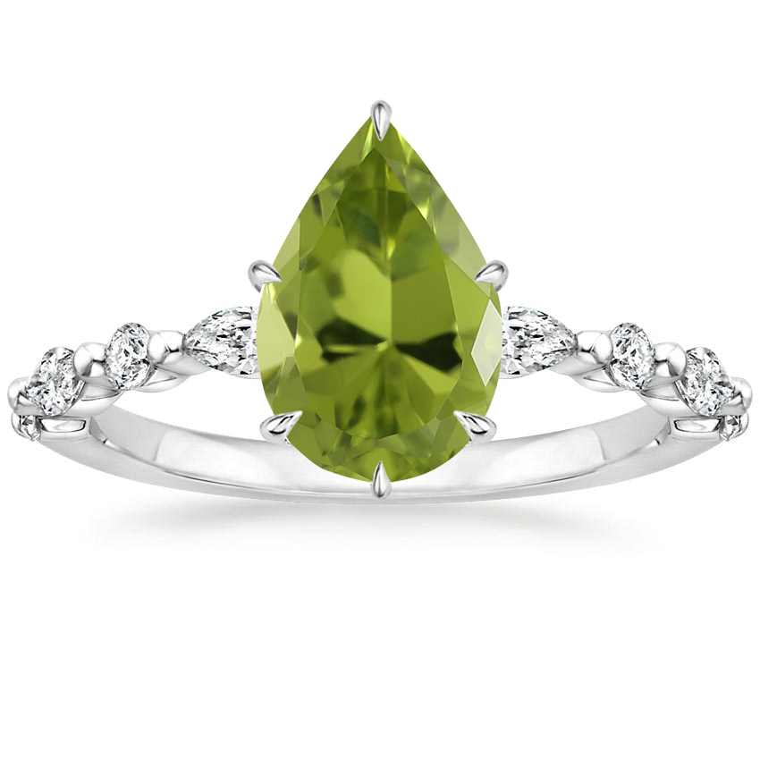 18K White Gold Versailles Half-Coverage Diamond Ring (1/3 ct. tw.), large top view