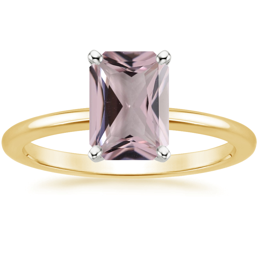 18K Yellow Gold Four-Prong Comfort Fit 1.5mm Ring, large top view