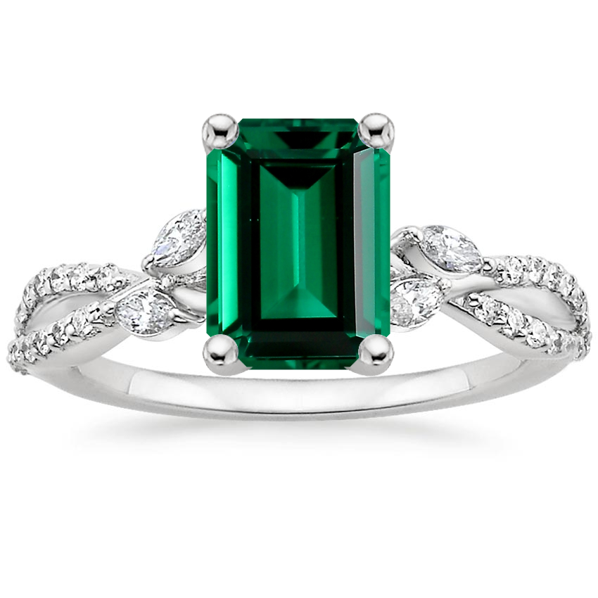 Platinum Luxe Willow Diamond Ring (1/4 ct. tw.), large top view