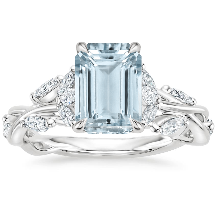 18K White Gold Secret Garden Diamond Ring (1/2 ct. tw.), large top view