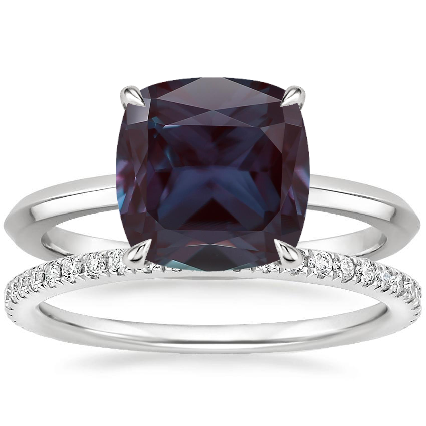 18K White Gold Hazel Ring with Luxe Ballad Diamond Ring (1/4 ct. tw.)