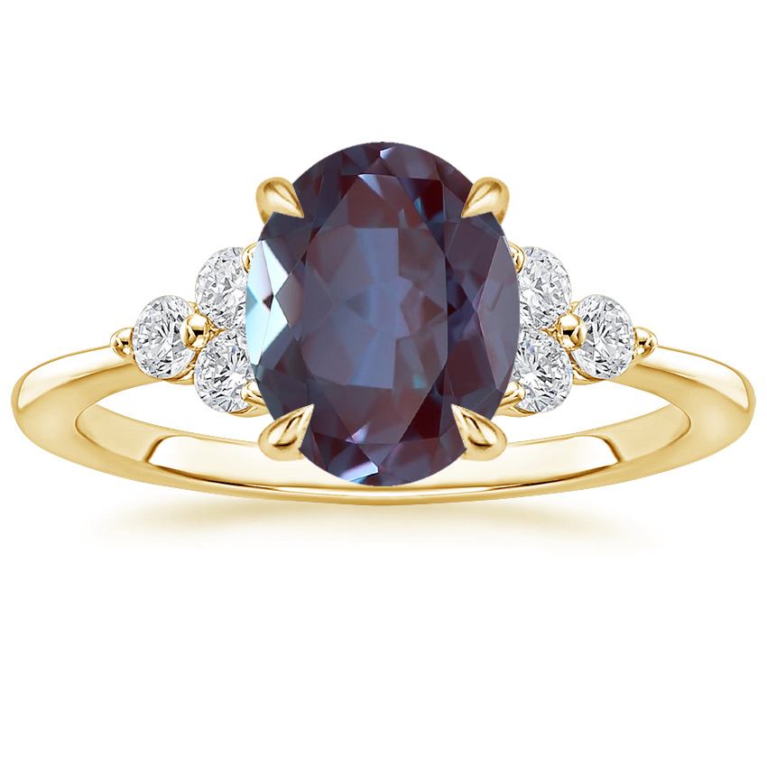 18K Yellow Gold Luxe Melody Diamond Ring (1/5 ct. tw.), large top view