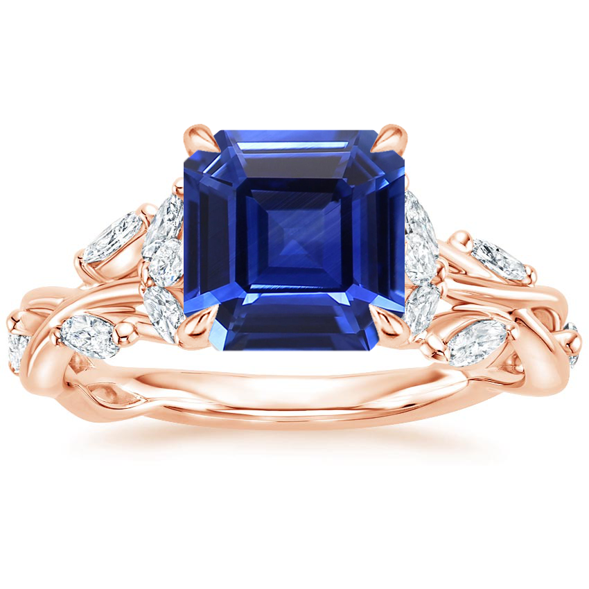 14K Rose Gold Secret Garden Diamond Ring (1/2 ct. tw.), large top view