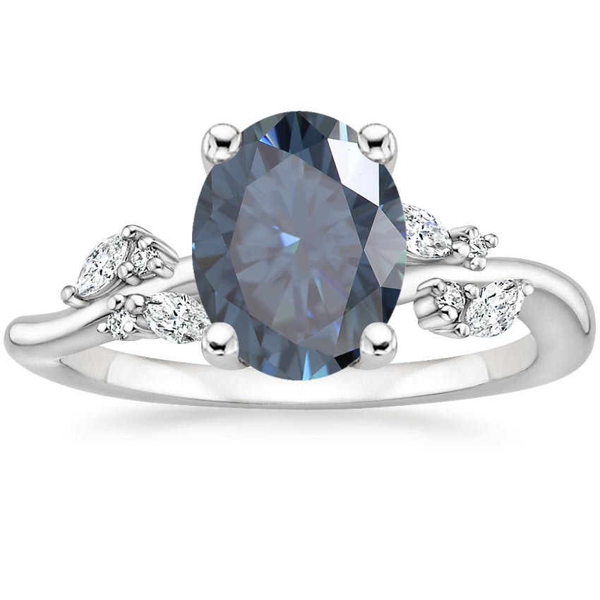 14K White Gold Arden Diamond Ring (1/6 ct. tw.), large top view