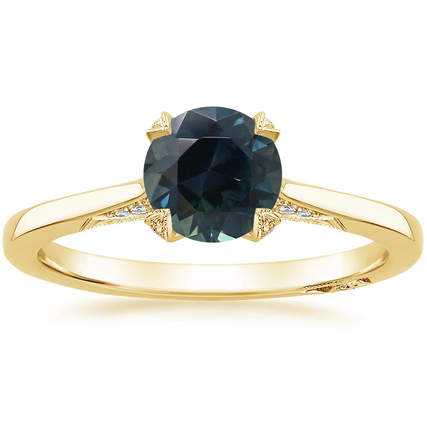 Sapphire Simply Tacori Diamond Ring (1/8 ct. tw.) in 18K Yellow Gold