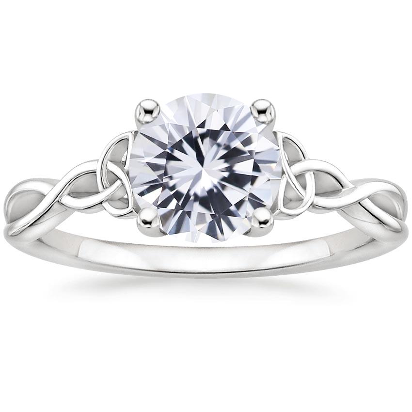Entwined Celtic Love Knot Engagement Ring Brilliant Earth