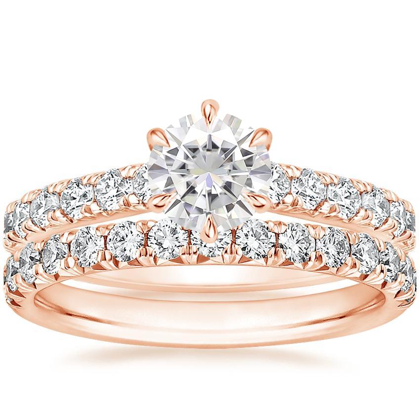 14K Rose Gold Luxe Sienna Diamond Ring with Sienna Diamond Ring (1/2 ct. tw.)