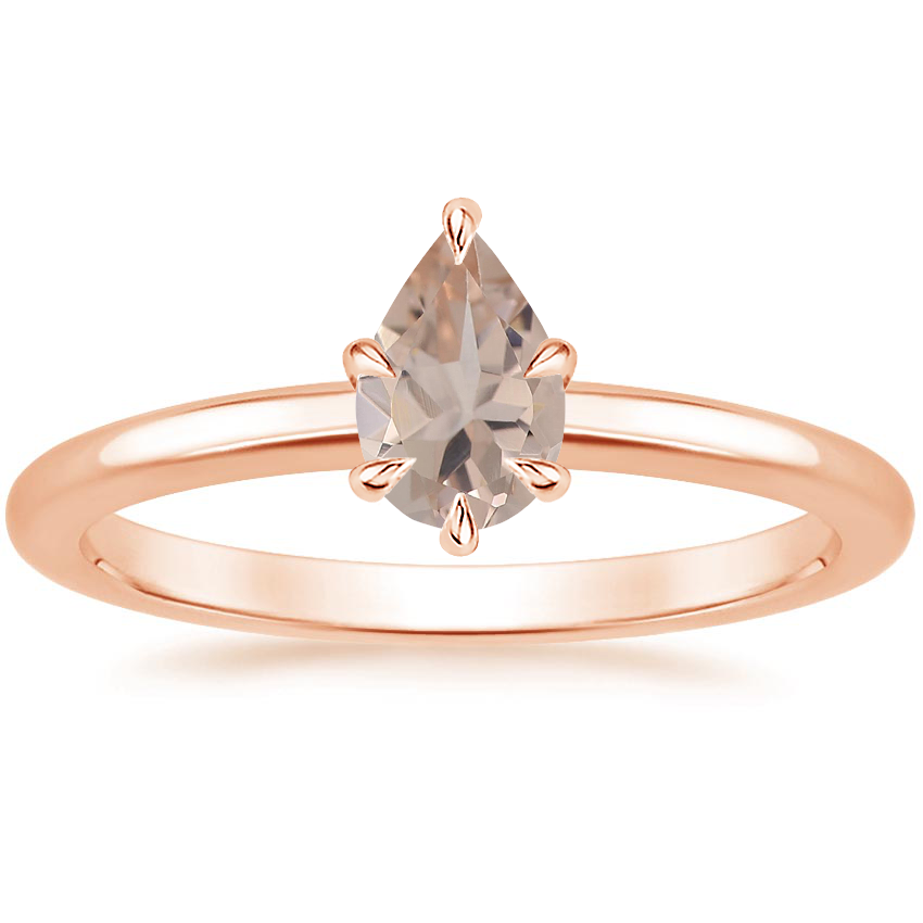 14K Rose Gold Esme 1.8mm Ring, large top view