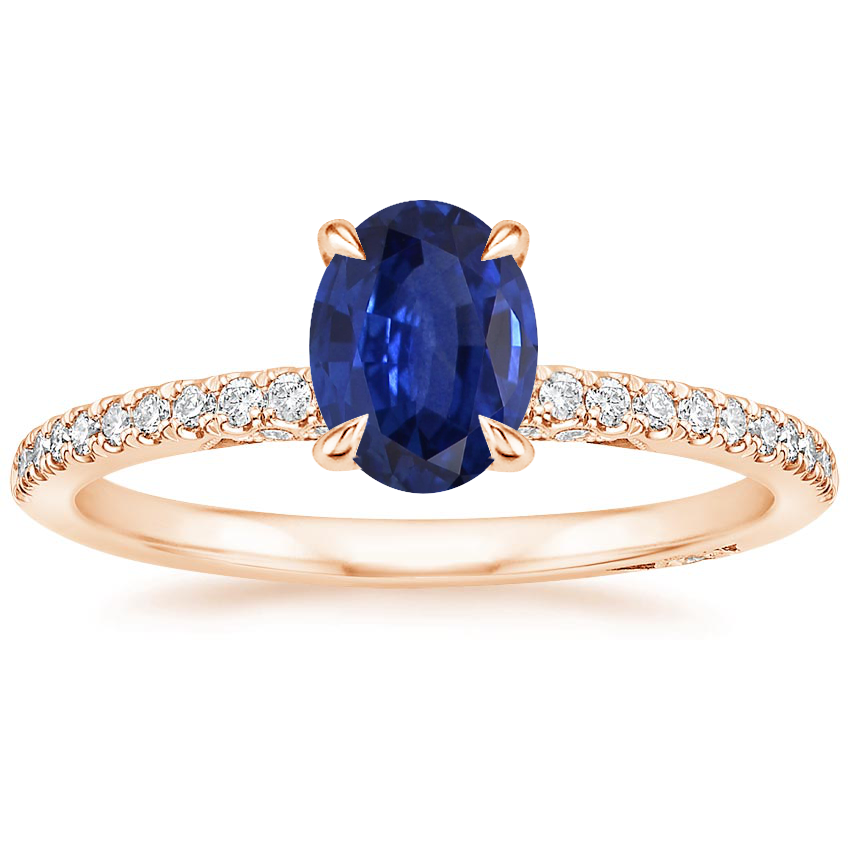 Sapphire Simply Tacori Classic Diamond Ring (1/5 ct. tw.) in 18K Rose Gold