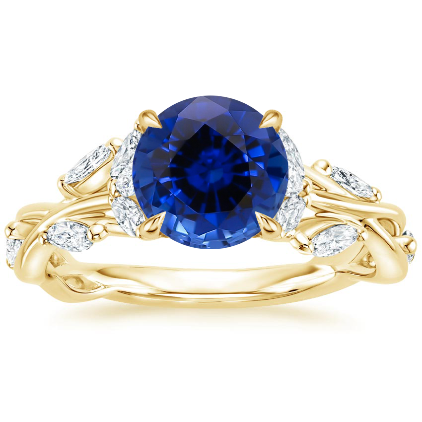 Sapphire Secret Garden Diamond Ring (1/2 ct. tw.)