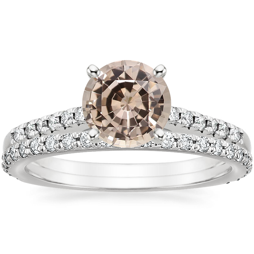 18K White Gold Sonora Diamond Ring with Luxe Sonora Diamond Ring 1 4 ct. tw