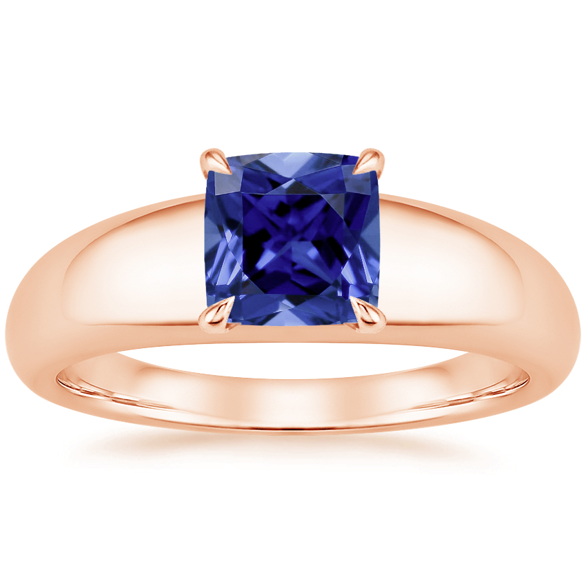 Rose Gold Sapphire Adrian Ring